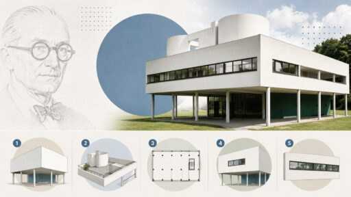 I cinque punti dell'architettura di Le Corbusier
