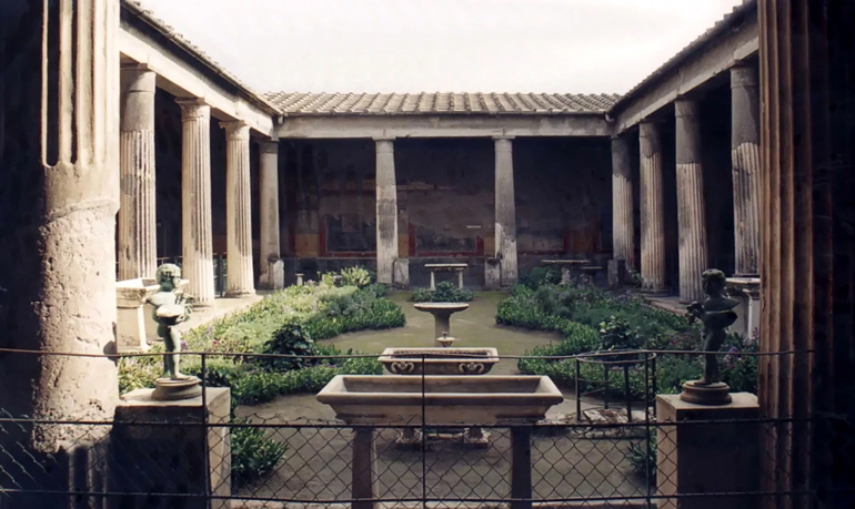 The patio: peristyle House of the Vettii in Pompei