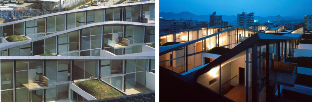Il patio: nexus world housing di  Rem Koolhaas Oma