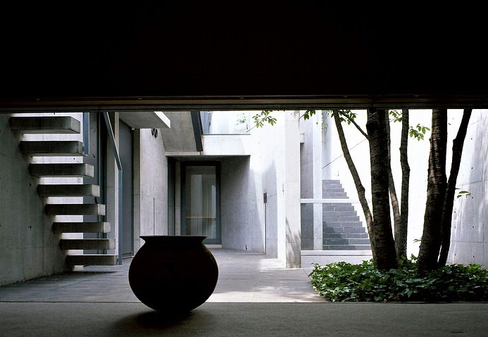 Il patio: Kidosaki House di Tadao Ando