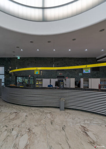Palazzo delle Poste all'Aventino, fotografie. Arch. A. Libera - M. De Renzi (Roma, 1933-34)