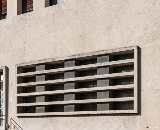 Palazzo delle Poste all'Aventino, fotografie. Arch. A. Libera - M. De Renzi (Roma, 1933-34)