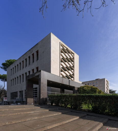 Palazzo delle Poste all'Aventino, fotografie. Arch. A. Libera - M. De Renzi (Roma, 1933-34)