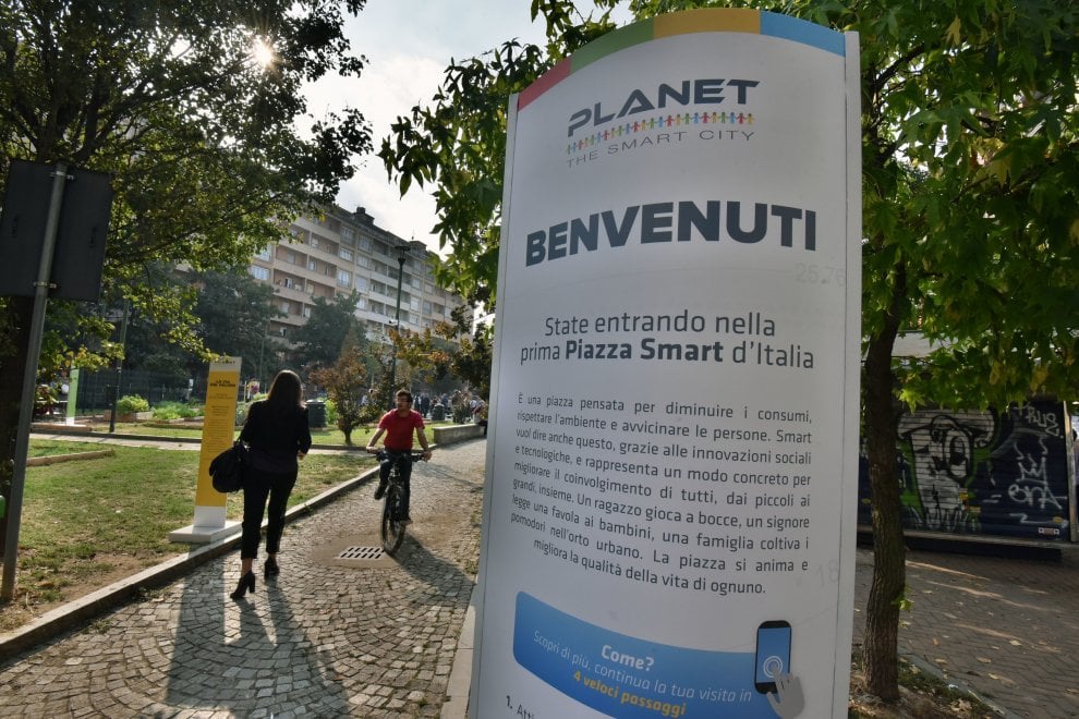Verde pubblico: piazza smart