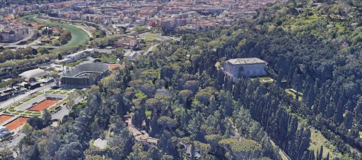 Villa Madama a Roma foto aerea