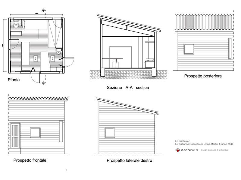 Le Corbusier - Cabanon of Le Corbusier