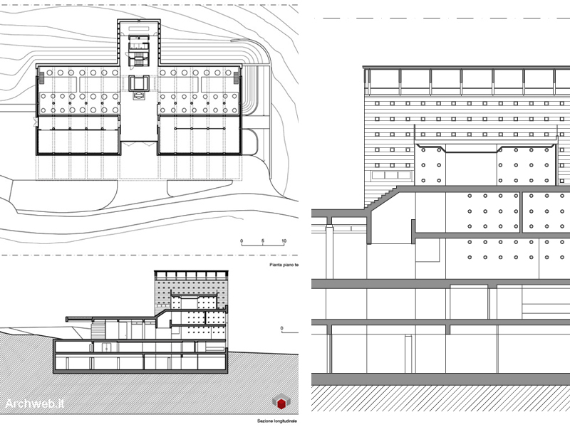 Cantina Chateau Faugeres-plan dwg