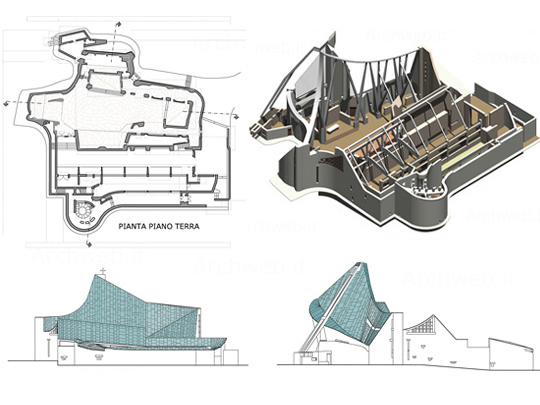 Progetto della Chiesa dell'Autostrada del Sole