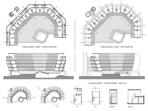 Florey Building architettura dwg
