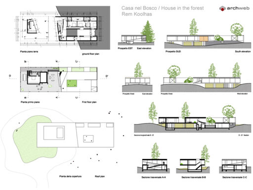 House in the forest dwg