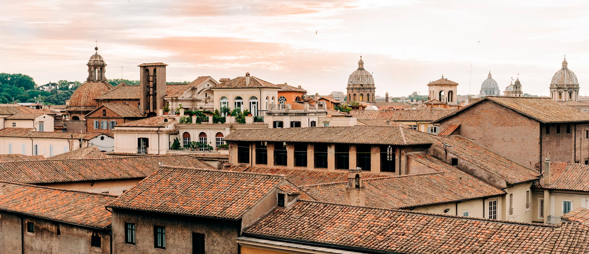 Foto dei tetti di Roma