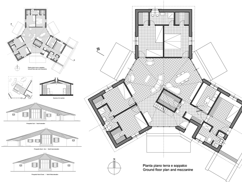 Villa Allemandi a Punta Ala dwg