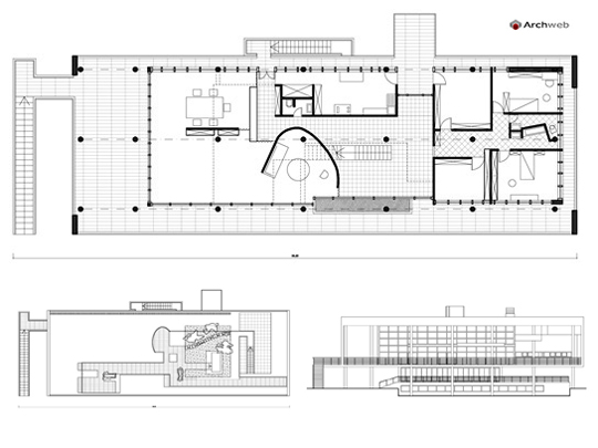 Villa sul lago dwg