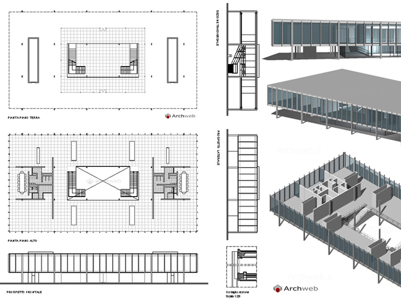 Edificio per uffici Bacardi a Città del Messico dwg