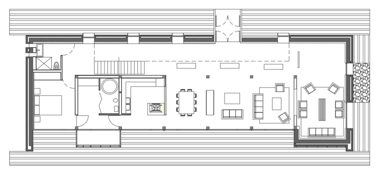 FUJY - Naturally Architecture - Ground floor plan