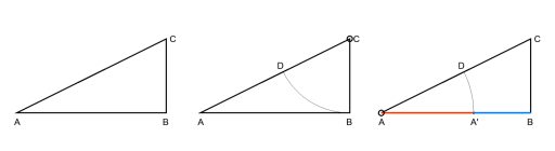 Sezione aurea, costruzione