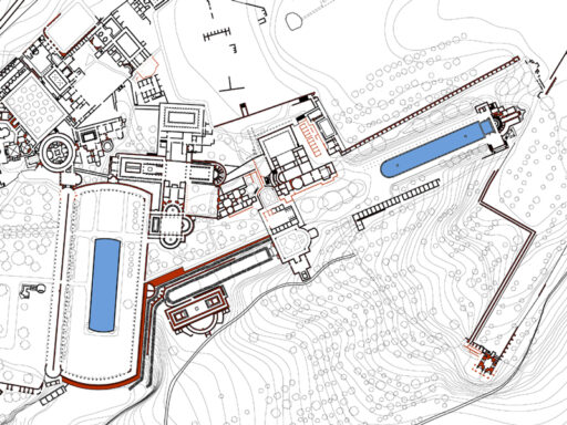 Plan of Hadrian's Villa dwg