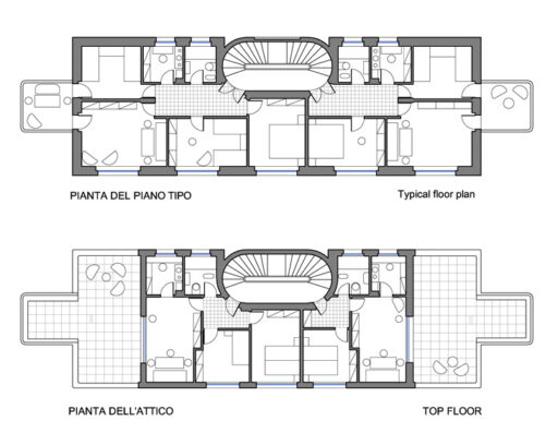 Adalberto Libera - Project of the villa type C