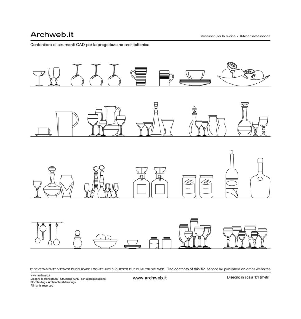 Accessori cucina 01 dwg