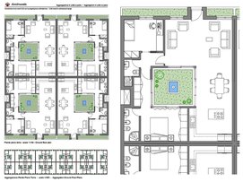 Aggregation of residences with patio 02 dwg