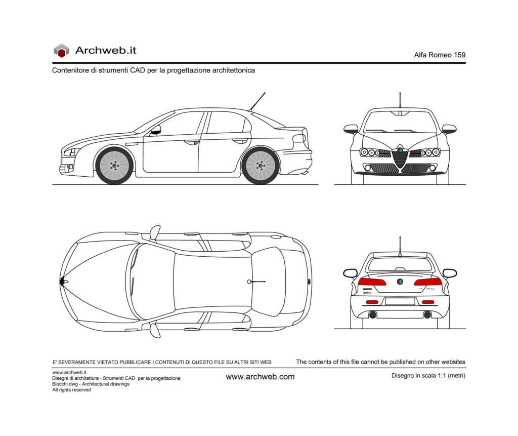 Alfa Romeo 159 dwg