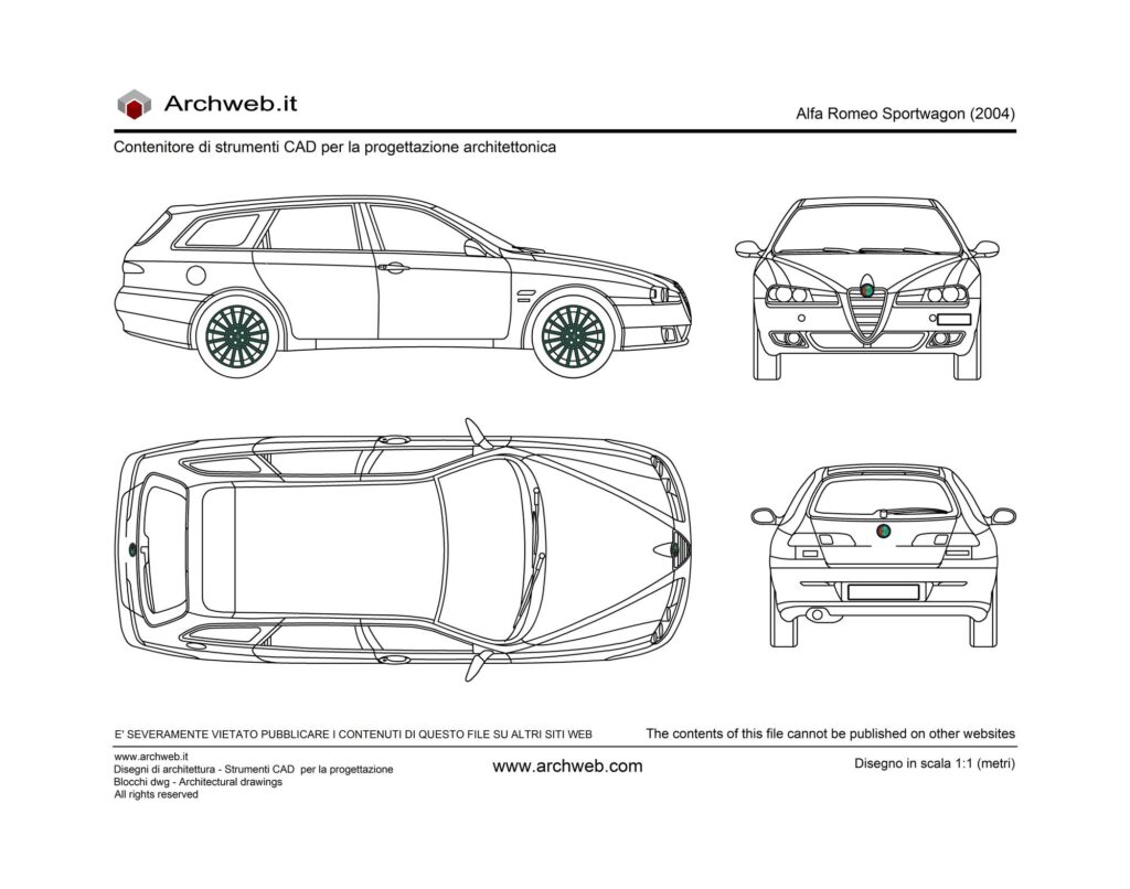 Alfa Romeo Sportwagon dwg