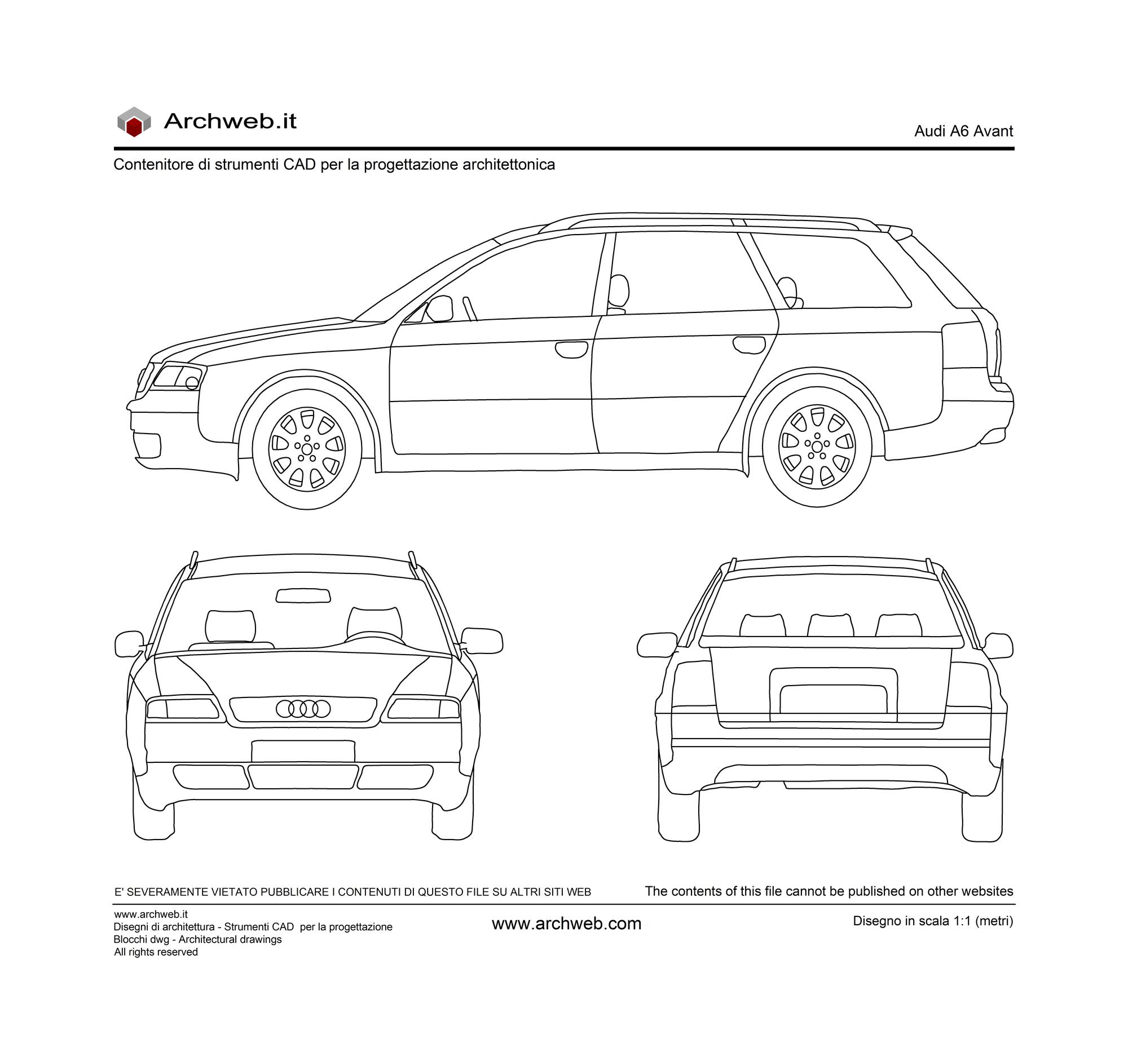 Audi A6 Avant 02 dwg