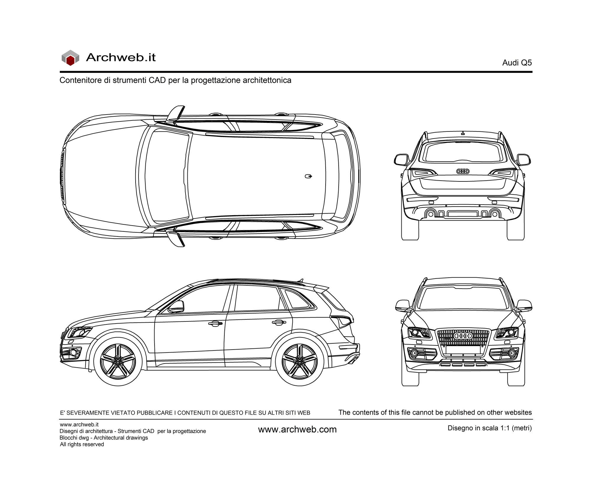 Audi Q5 dwg