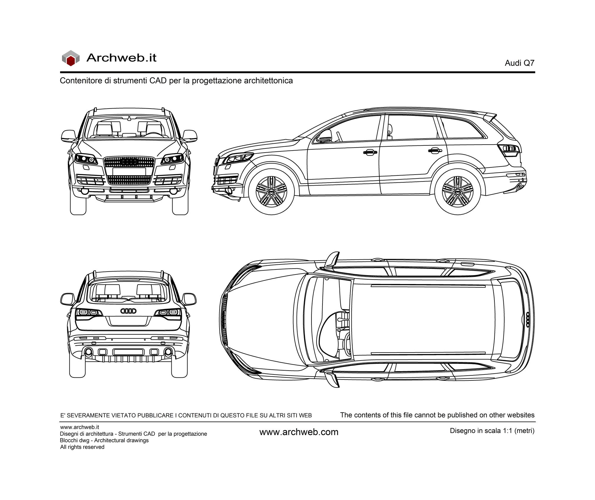 Audi Q7 dwg