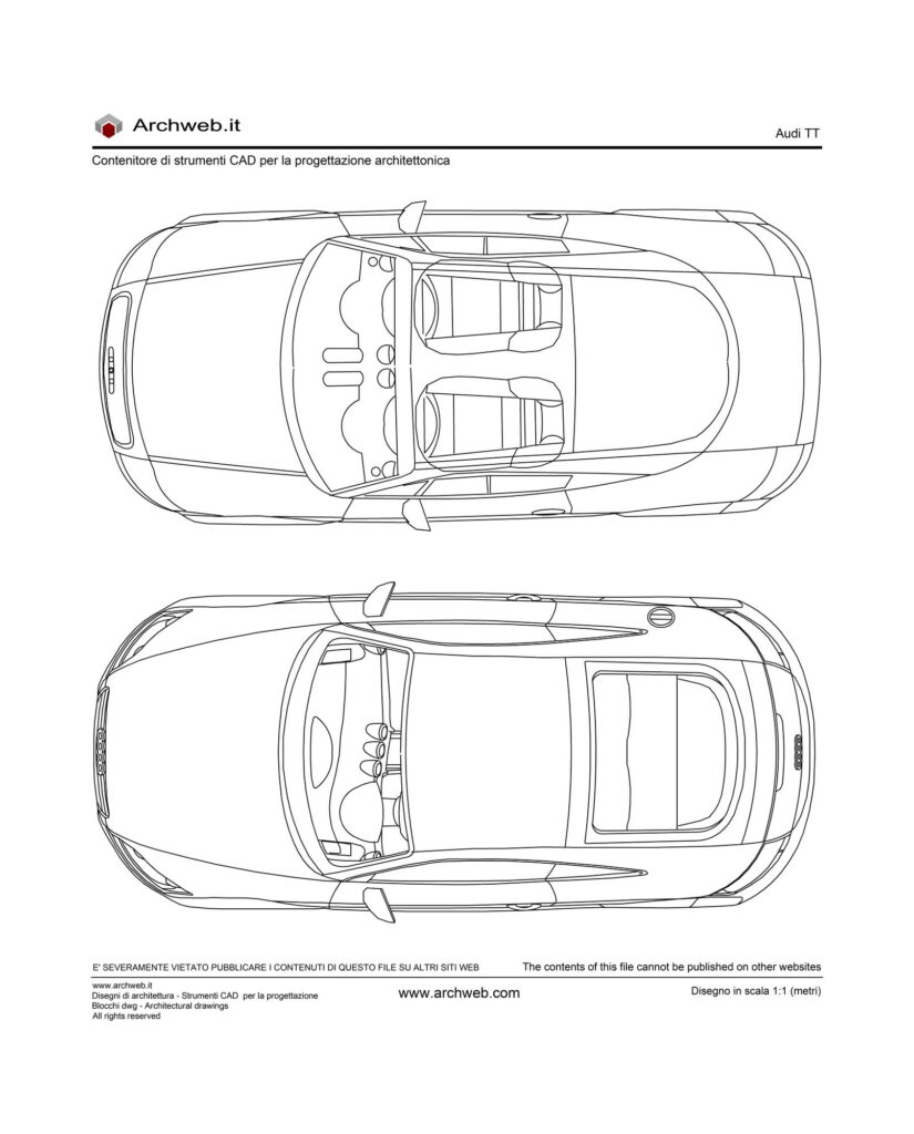 Audi TT 01 dwg