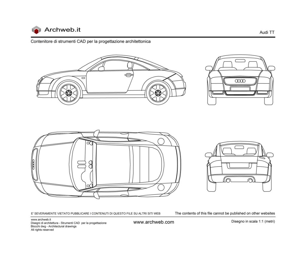 Audi TT 02 dwg