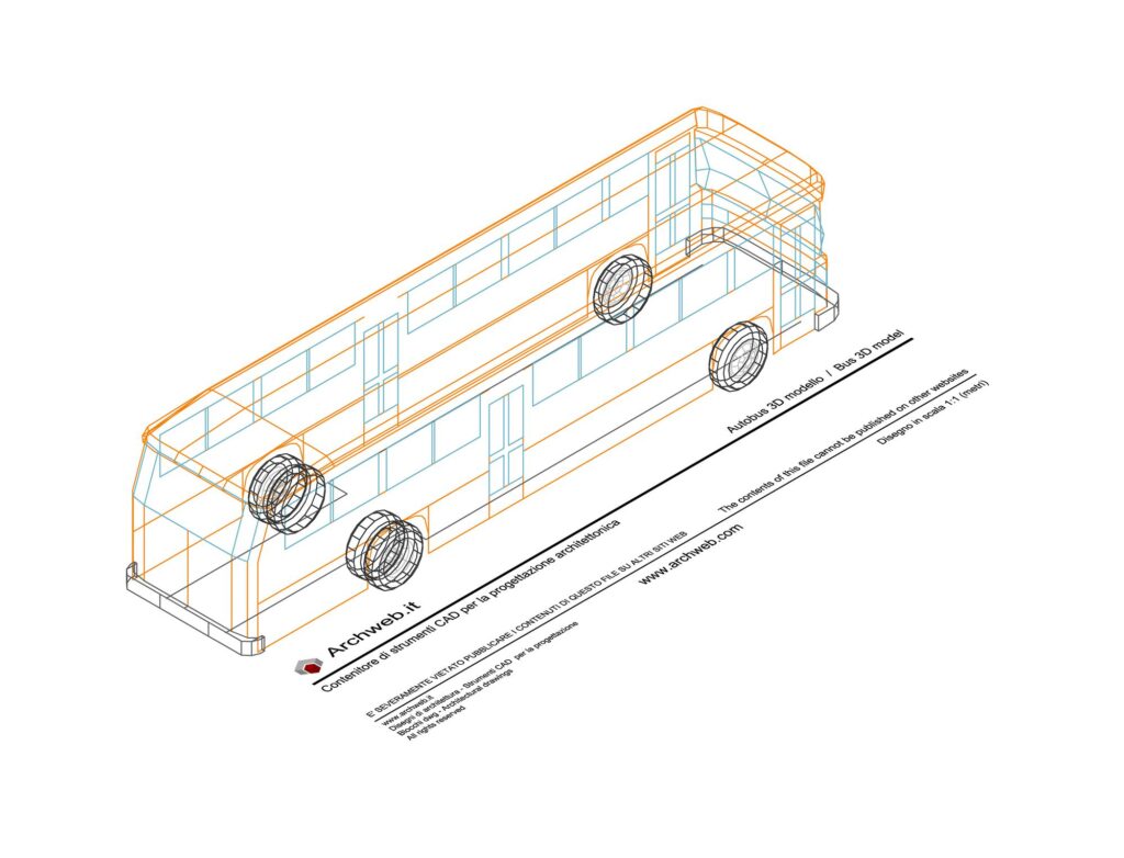 3D bus 03 dwg