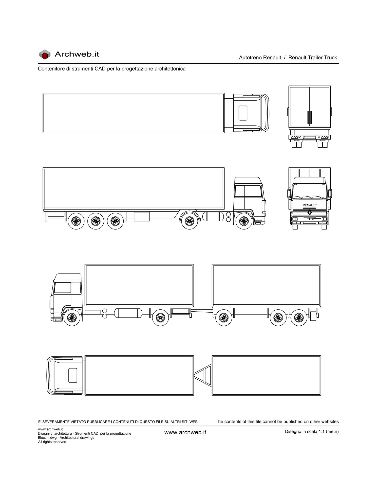 Autotreno trasporti 02 dwg