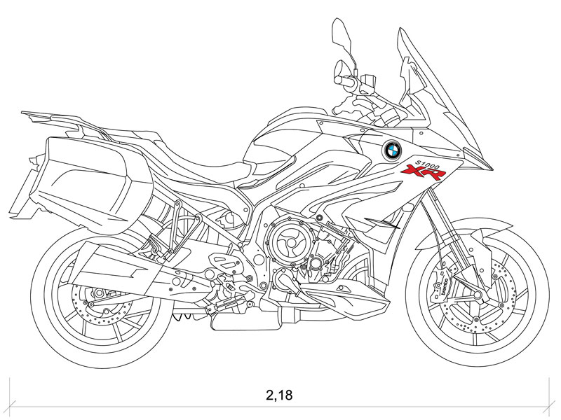 BMX S1000 XR dwg