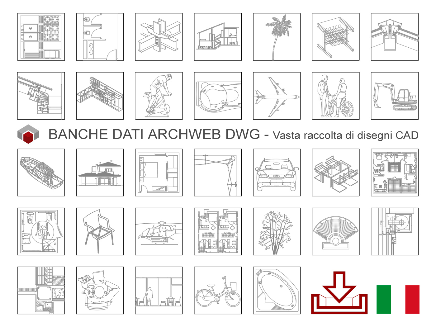 Banca Dati dwg completa (scarichi subito il materiale dwg)