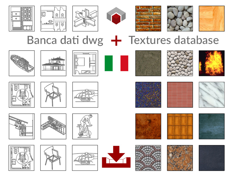 Dwg + Textures / download ITA.