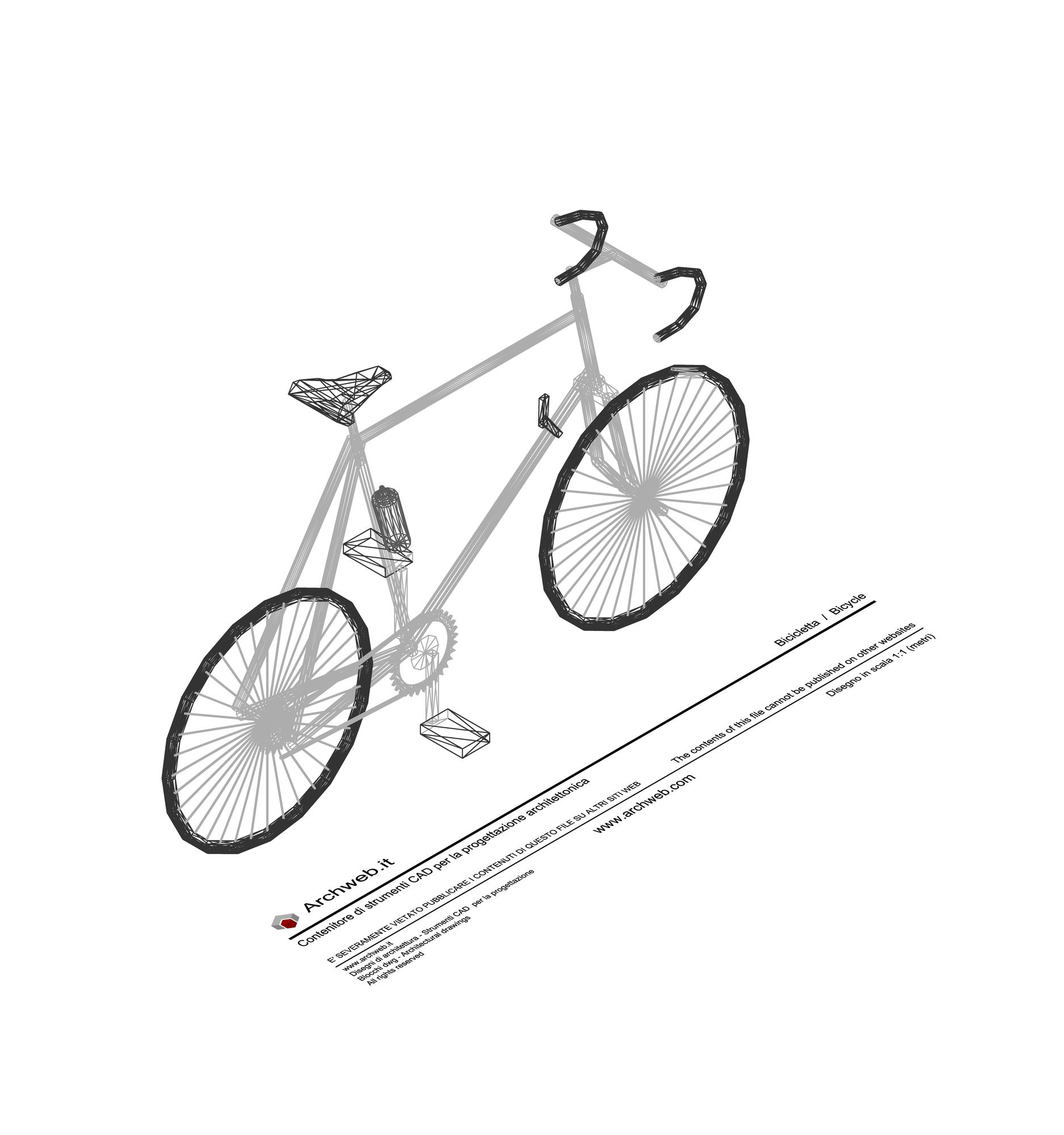 Bicicletta 3D 02 dwg