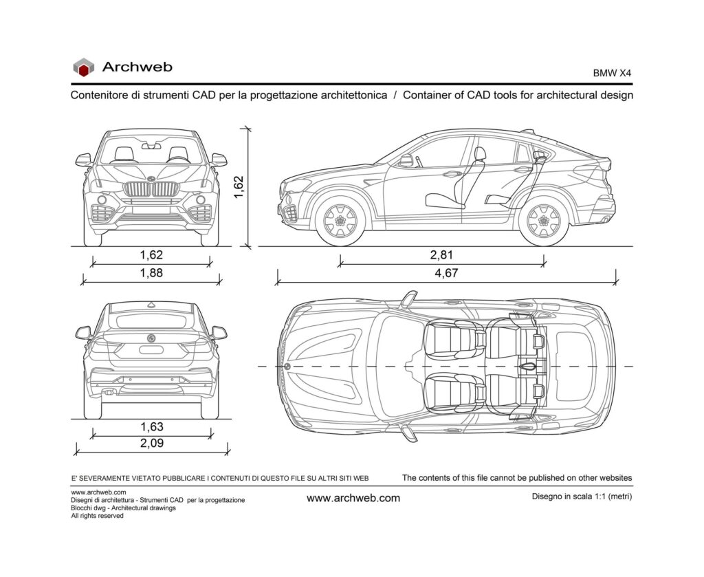 BMW X4 dwg