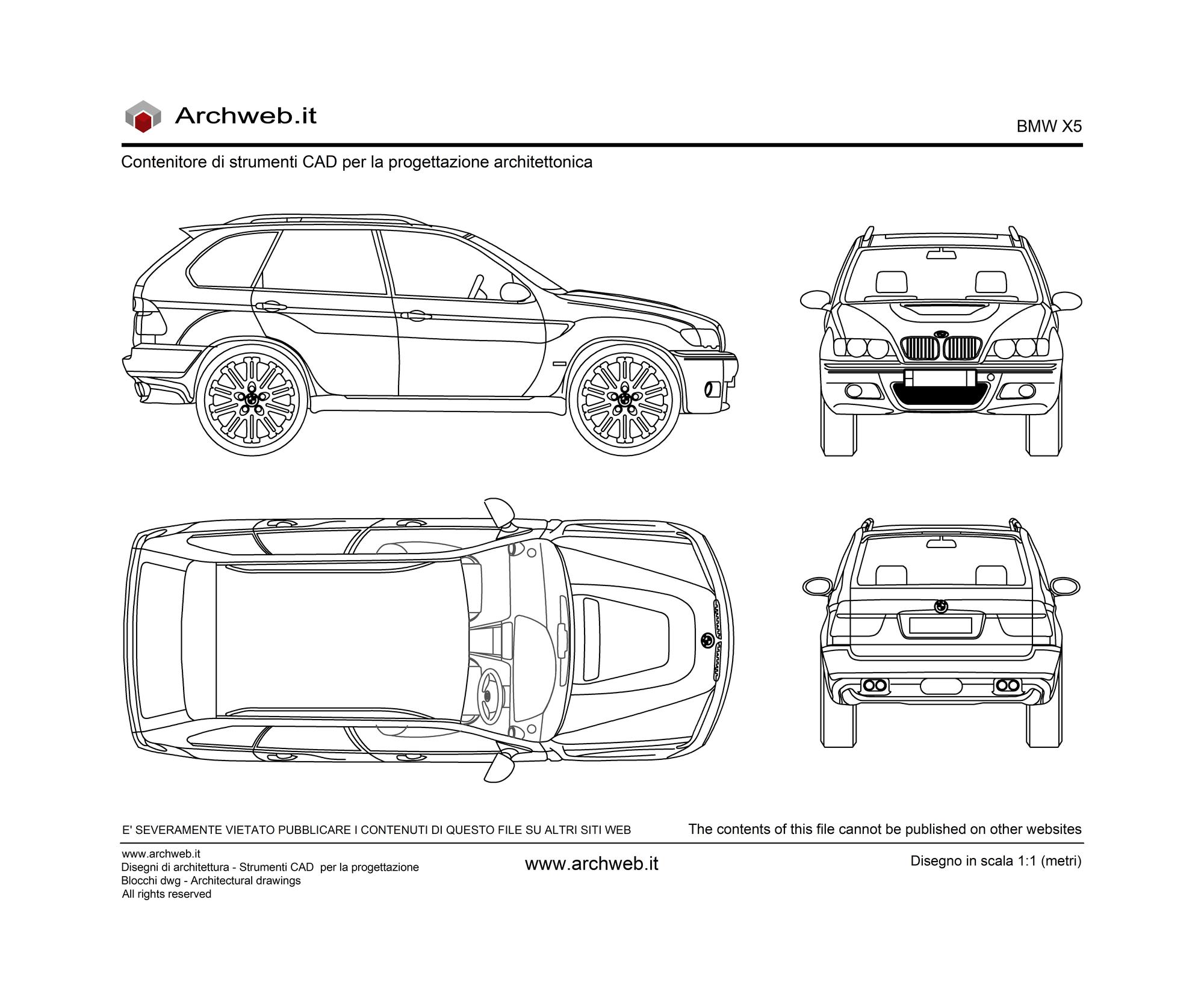 Bmw X5 01 dwg