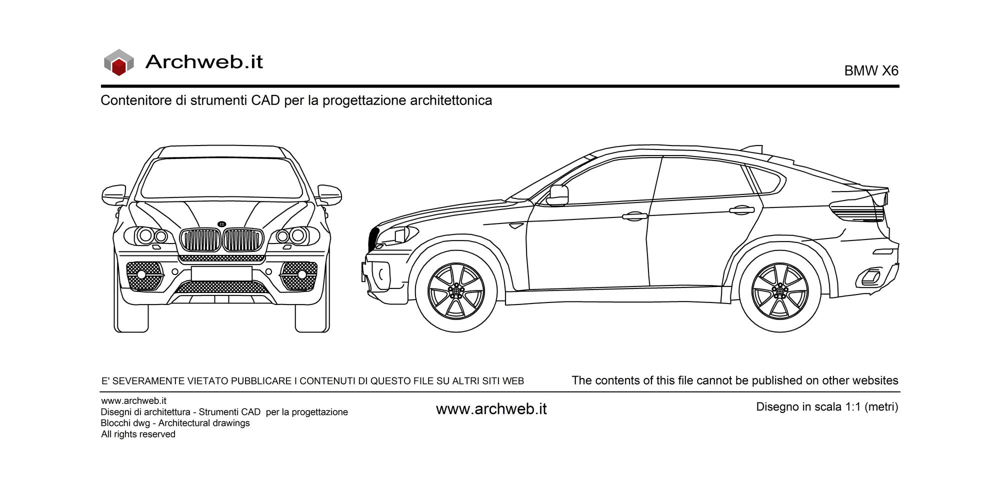 Bmw X6 dwg