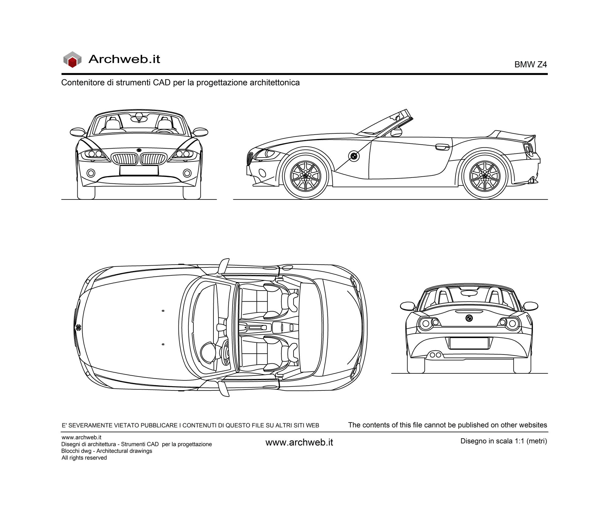 BMW Z4 dwg