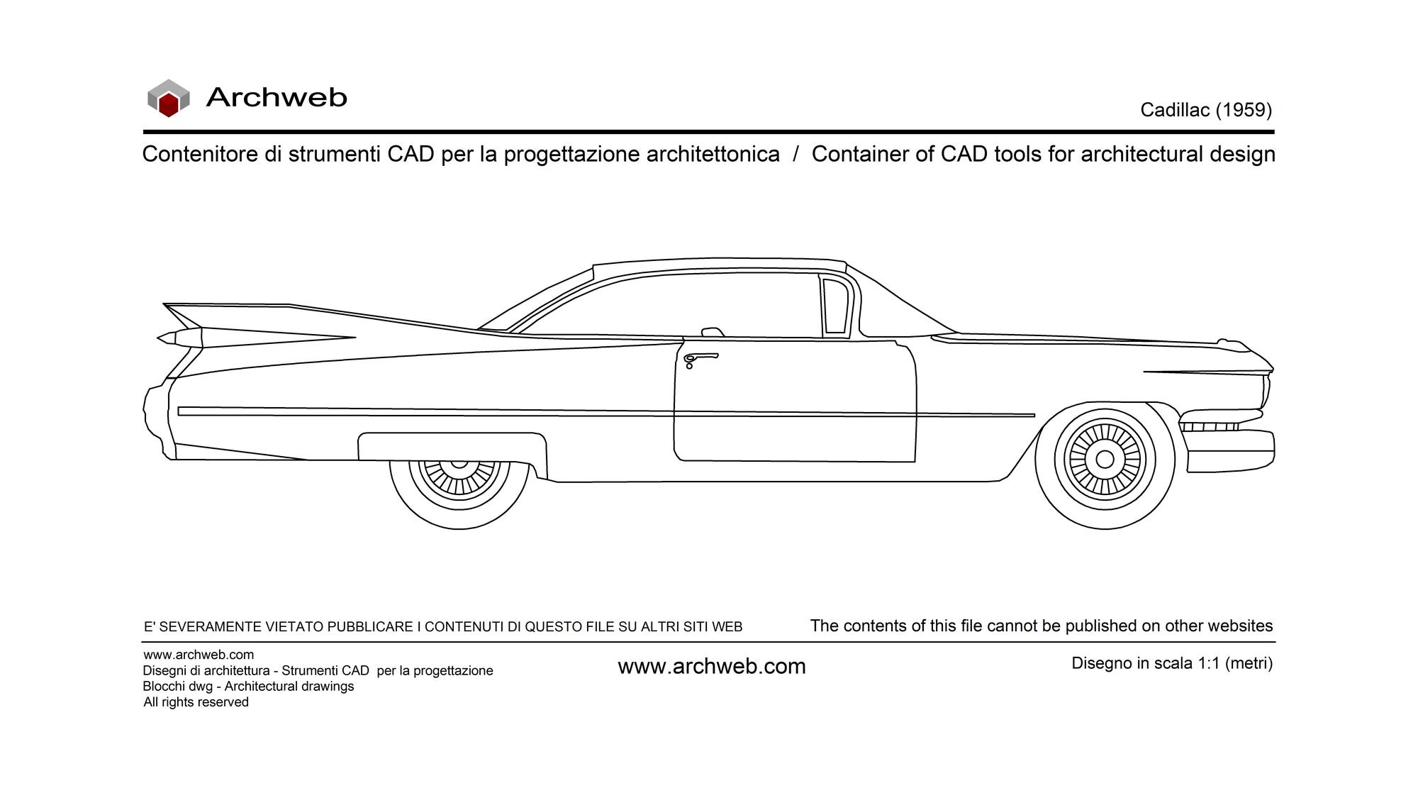 Cadillac 1959 dwg