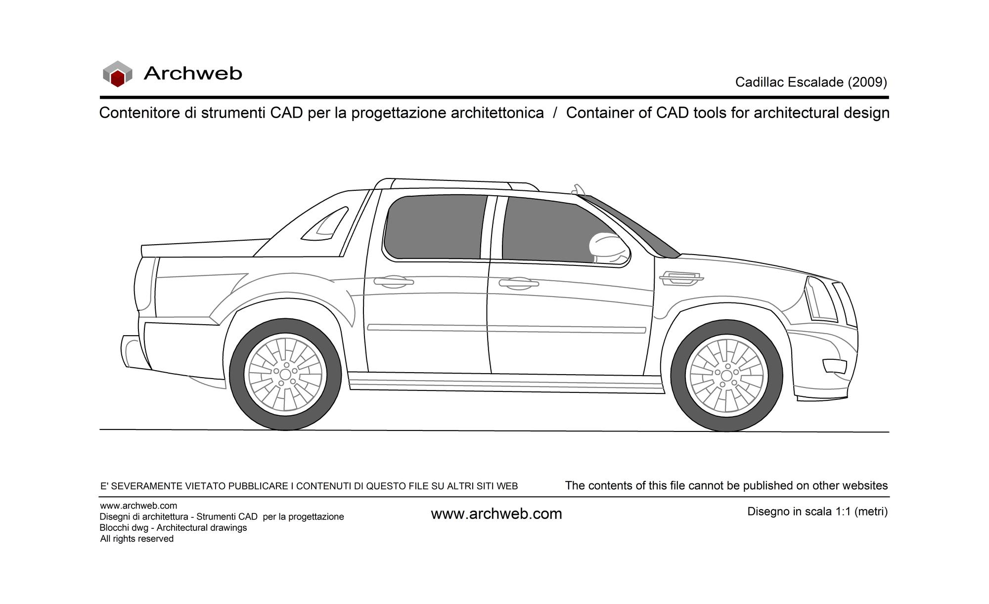 Cadillac Escalade 2009 dwg