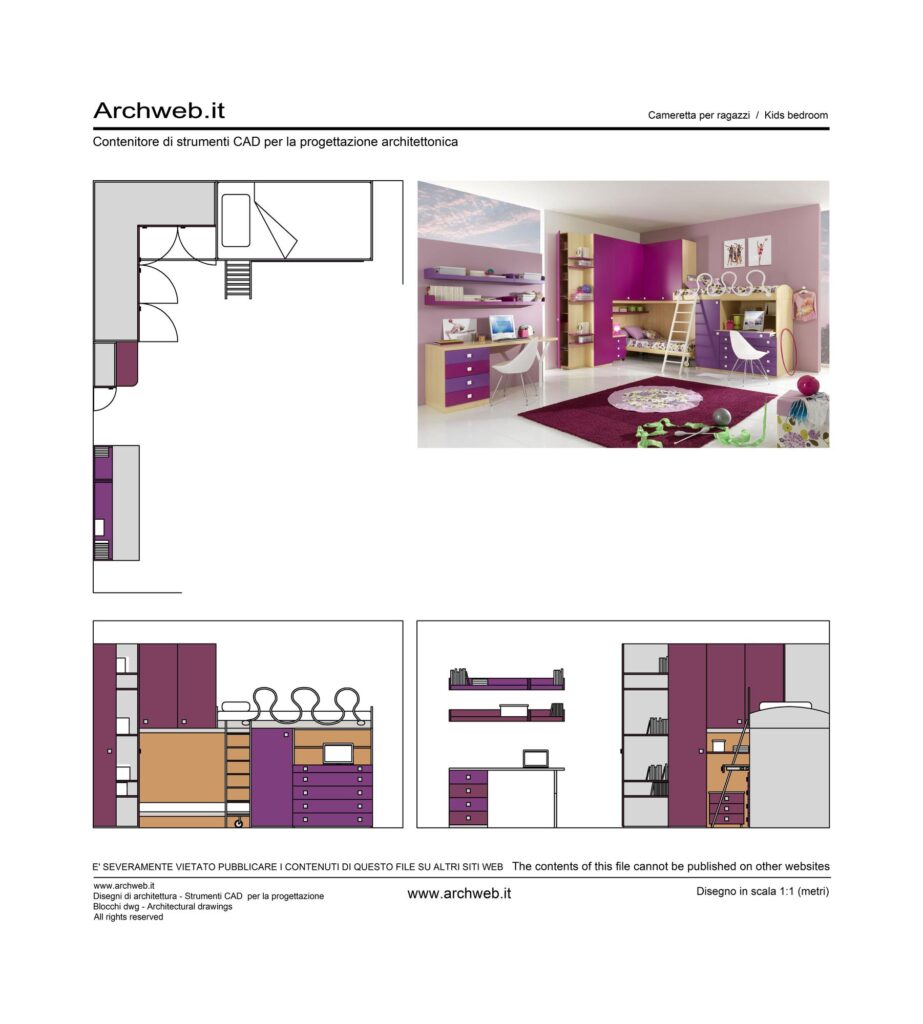 Cameretta ragazzi 06 dwg