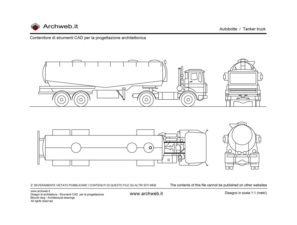 Camion autobotte 02 dwg