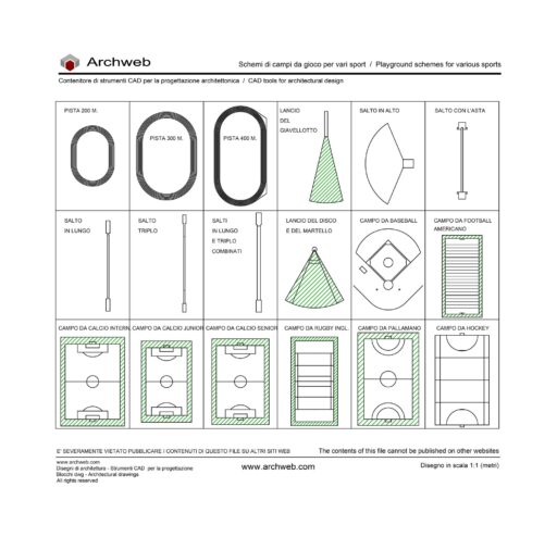 Campi da gioco 01 dwg Archweb