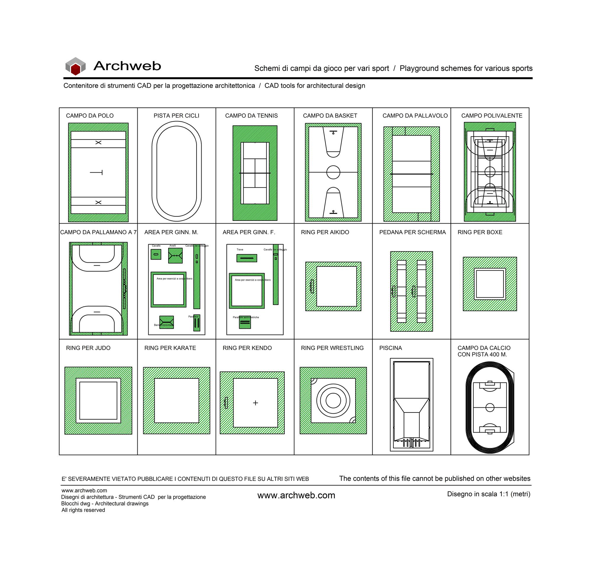 Campi da gioco 02 dwg Archweb