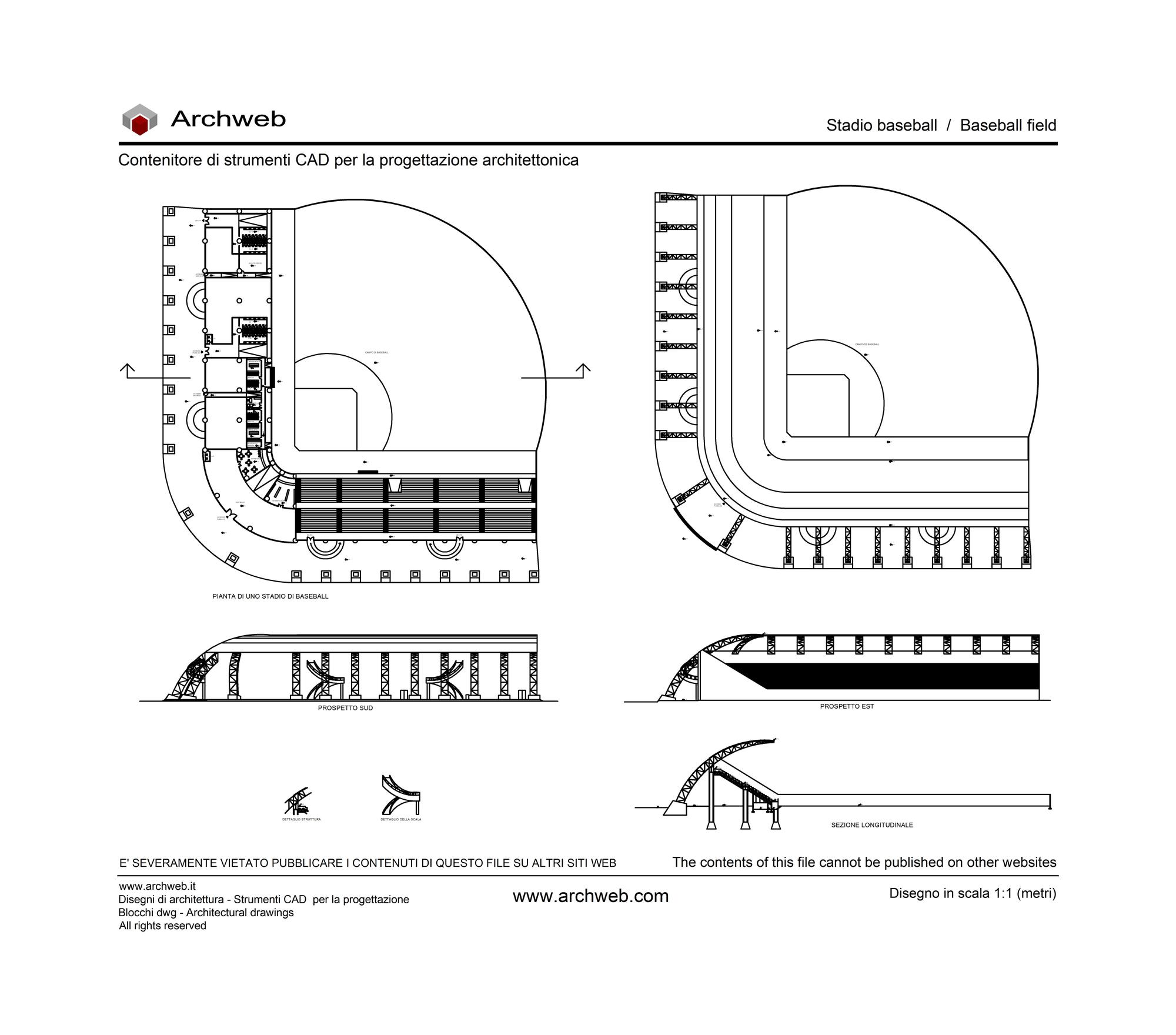 Campo di Baseball 02 dwg Archweb