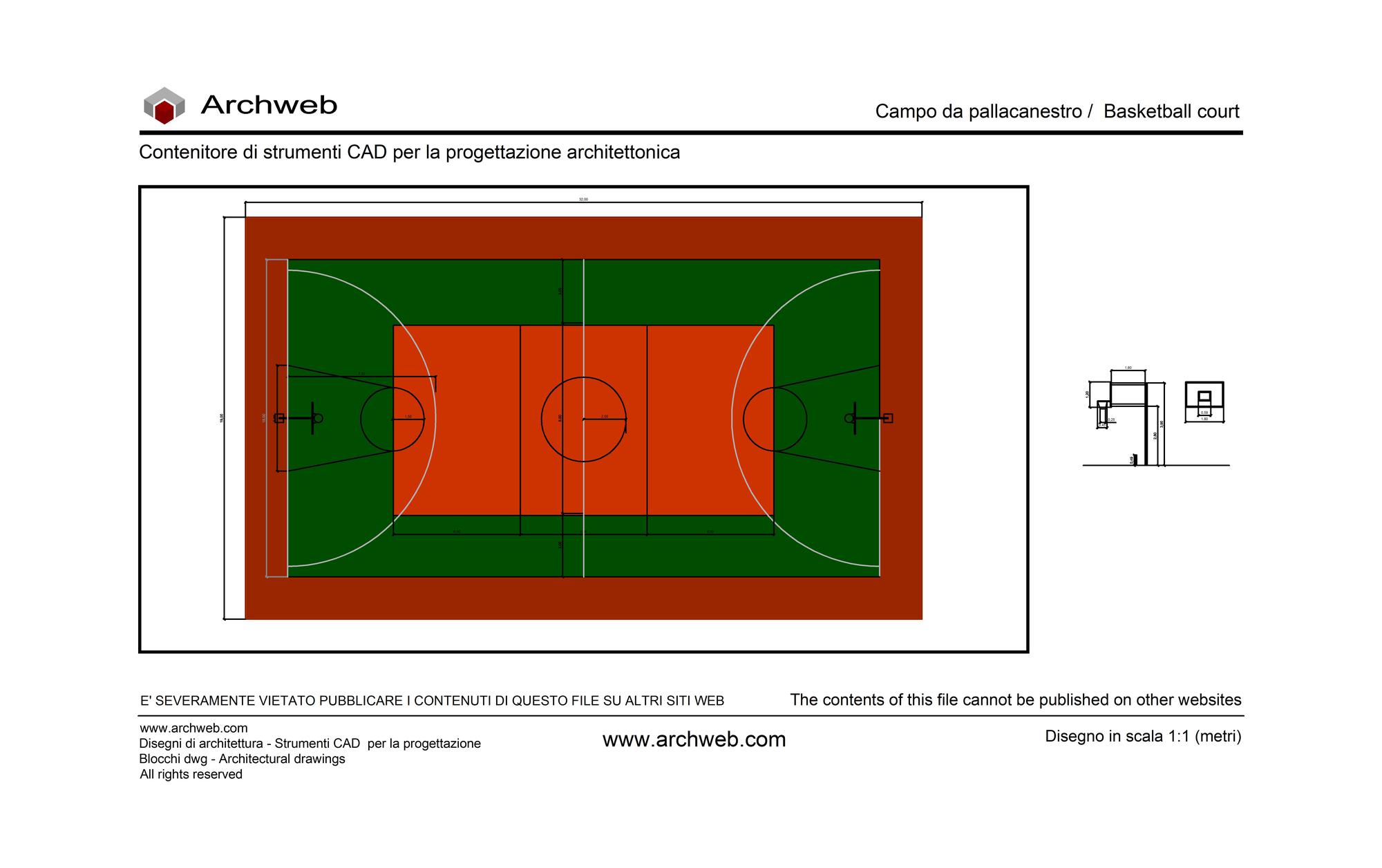 Basketball court 01 dwg Archweb