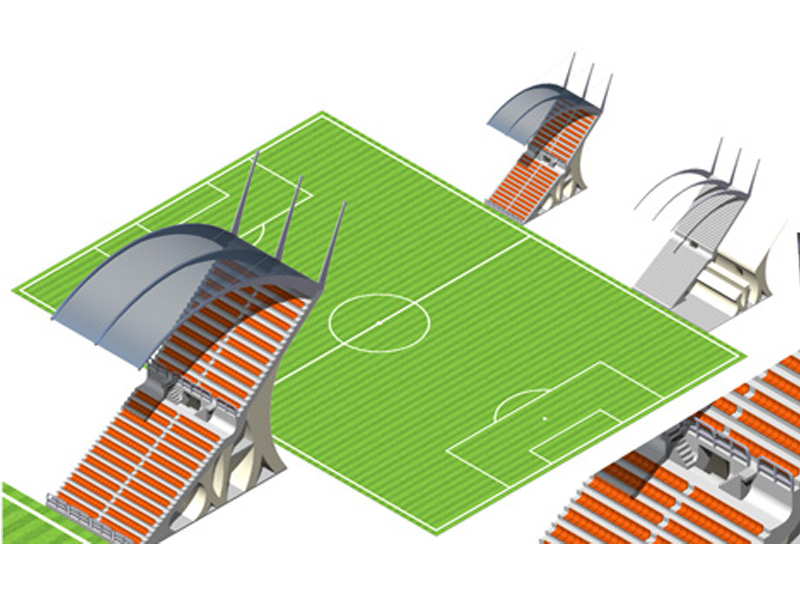 3D soccer field 01 dwg Archweb